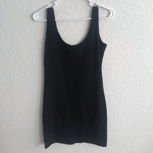 Black cotton pencil dress - Picture 2 of 2